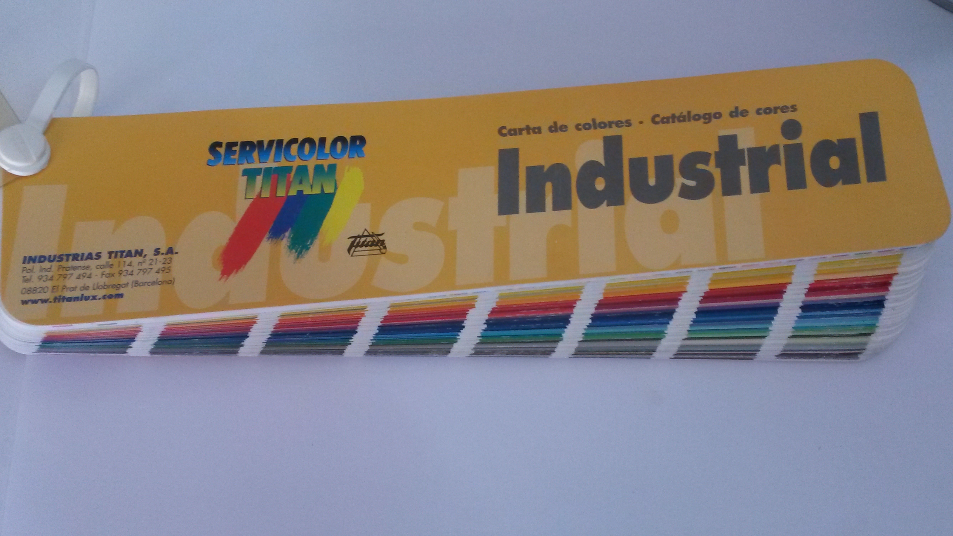 Carta colores Titan industria servicolor